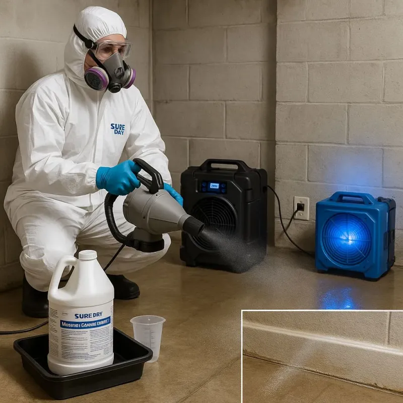 Sanitization and Odor Removal process in Lebec, CA
