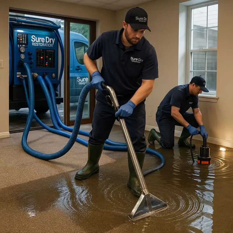 Water Extraction and Removal process in Lebec, CA